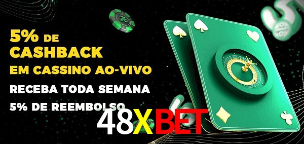 Promoções do cassino ao Vivo 48Xbet